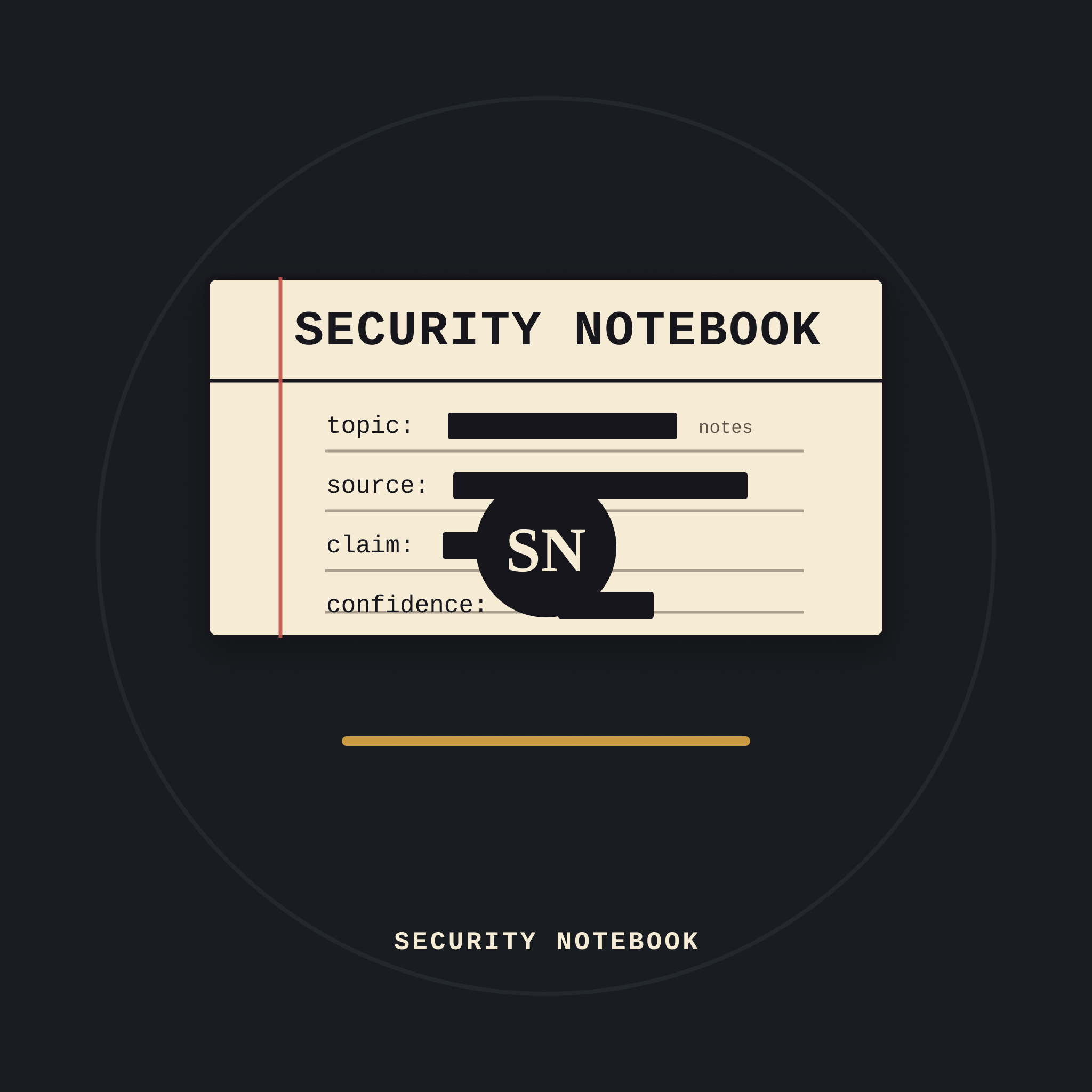 The Security Notebook logo